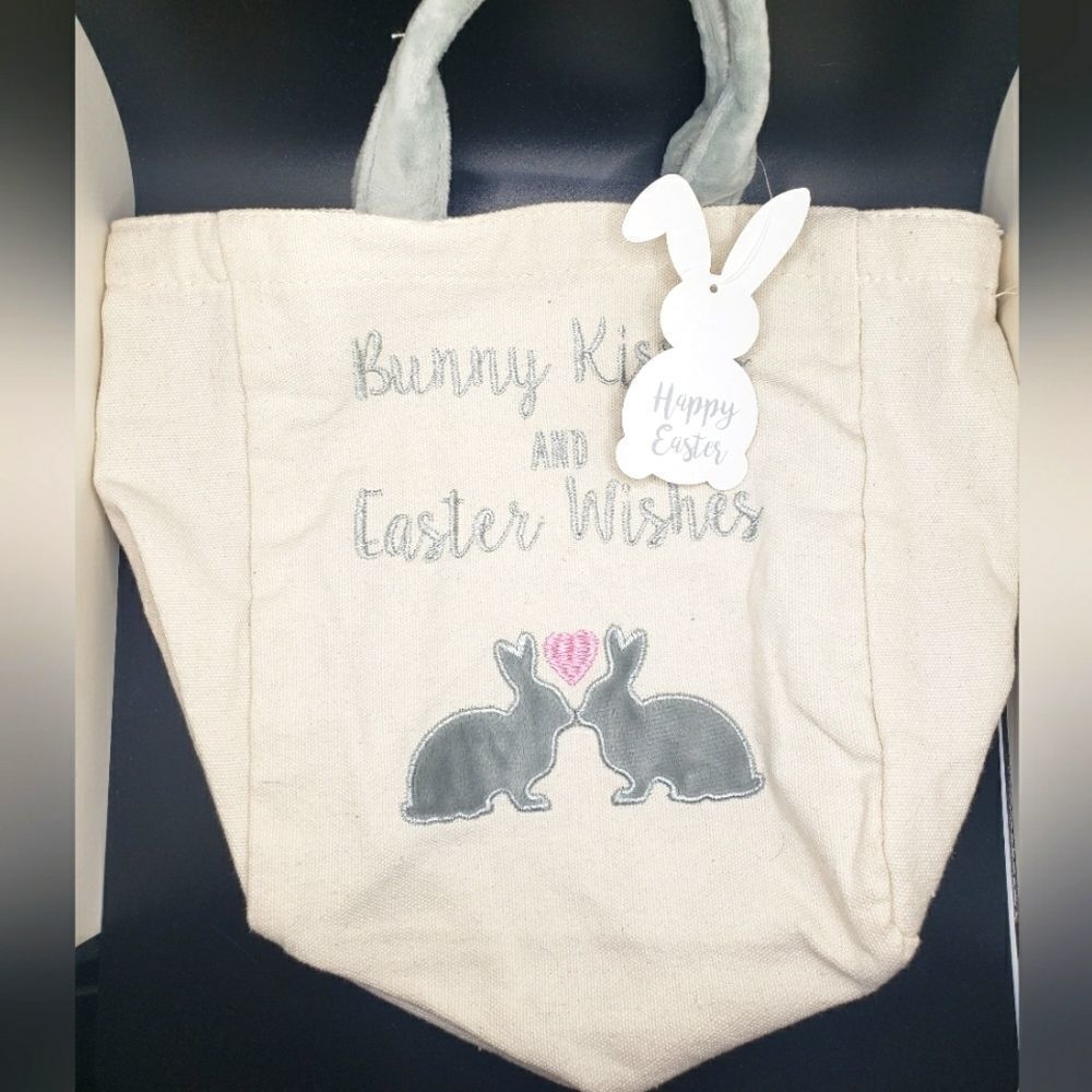 Easter bunny tote basket